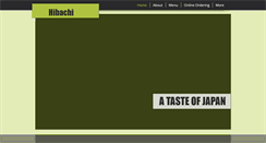 Desktop Screenshot of ilovehibachi.net